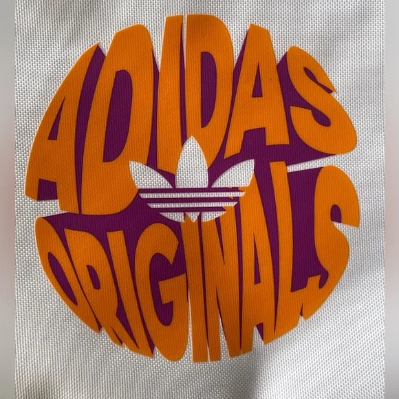 Adidas Originals White and Orange Tote Bag - Picture 6 of 13